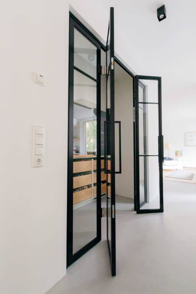 Stahl Meister Stahlmeister Stahl Loft Tuer Doppeltuer Schwingtuer Lofttuer Bauhaus Tuer Raumtrenner Img 3966