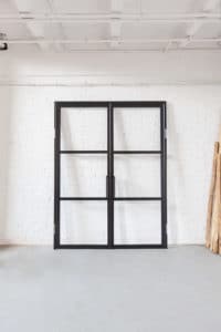 Stahl Meister Stahlmeister Stahl Loft Tuer Doppeltuer Drehtuer Raumtrenner Windfang Lofttuer Glas Industrialdoor Img 7675