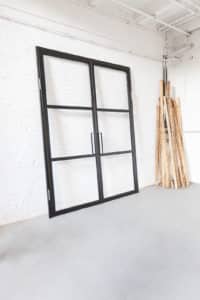 Stahl Meister Stahlmeister Stahl Loft Tuer Doppeltuer Drehtuer Raumtrenner Windfang Lofttuer Glas Industrialdoor Img 7678