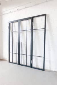 Stahl Meister Stahlmeister Stahl Loft Tuer Doppeltuer Drehtuer Glastuer Raumtrenner Windfang Loft Design Steel Door Industrial Design Img 8167