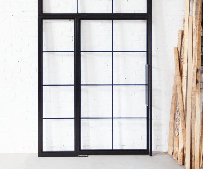 Stahl Meister Stahlmeister Stahl Loft Tuer Pivot Schwingtuer Raumtrenner Windfang Glastrennwand Steel Loft Door Glastuer Img 8295