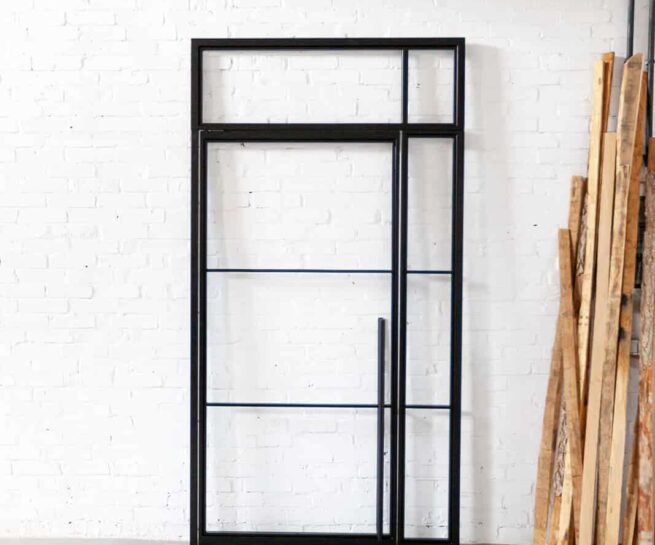 Stahl Meister Stahlmeister Stahl Loft Tuer Schwingtuer Pivottuer Steel Door Glastrennwand Raumtrenner Oberlicht Seitenteil Img 8147
