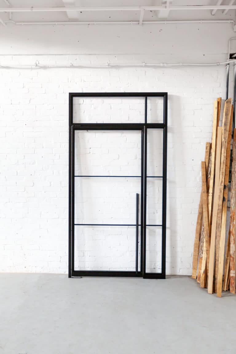 Stahl Meister Stahlmeister Stahl Loft Tuer Schwingtuer Pivottuer Steel Door Glastrennwand Raumtrenner Oberlicht Seitenteil Img 8147