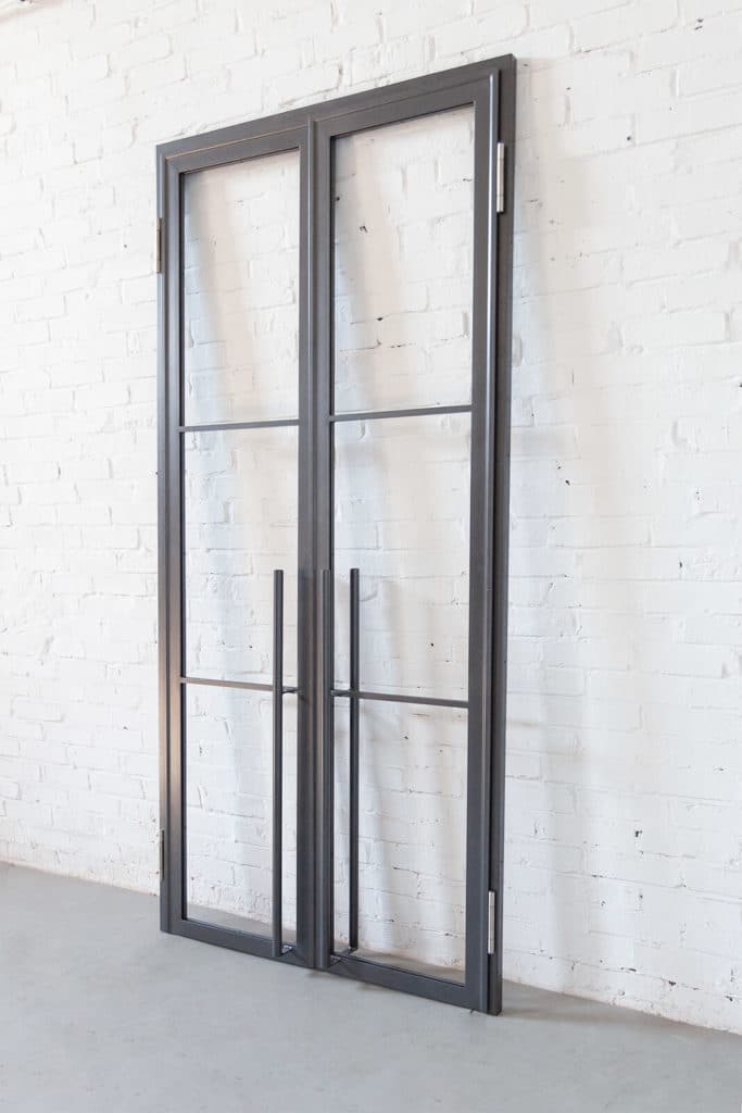 Stahl Meister Stahlmeister Stahl Loft Tuer Doppeltuer Windfang Lofttuer Raumtrenner Drehtuer Flur Steel Door Bauhaus Tuer Img 8347