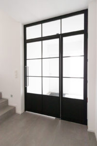 Stahl Meister Stahlmeister Stahl Loft Tuer Pivot Schwingtuer Raumtrenner Windfang Glastrennwand Steel Loft Door Glastuer Img 4087