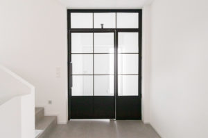 Stahl Meister Stahlmeister Stahl Loft Tuer Pivot Schwingtuer Raumtrenner Windfang Glastrennwand Steel Loft Door Glastuer Img 4088