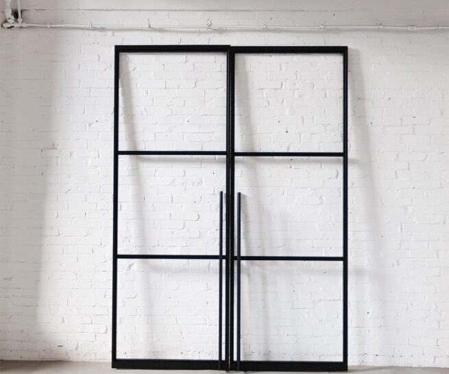 Stahl Meister Stahlmeister Stahl Loft Tuer Doppeltuer Pivot Pivottuuer Schwingtuer Raumtrenner Glastrennwand Loftdoor Steel Door Img 8432