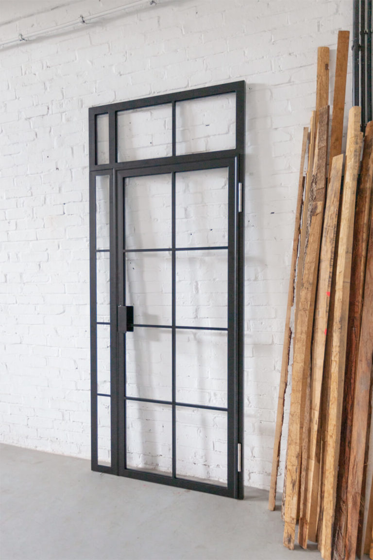 Stahl Meister Stahlmeister Stahl Loft Tuer Drehtuer Stahlrahmen Glastrennwand Raumtrenner Lofttuer Windfang Steel Door Img 8775