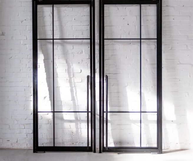 Stahl Meister Stahlmeister Stahl Loft Tuer Pivottuer Pivot Schwingtuer Windfang Raumtrenner Glastrennwand Steel Door Img 8788