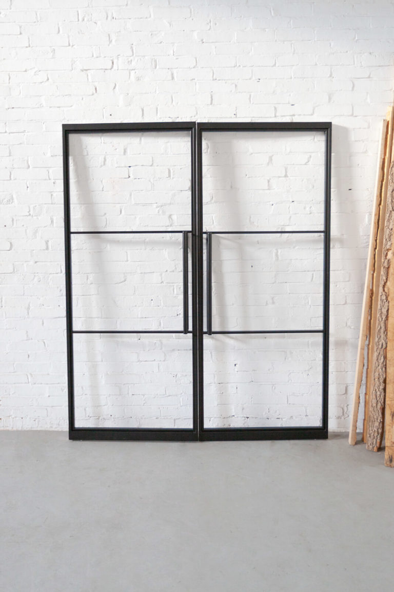 Stahl Meister Stahlmeister Stahl Loft Doppeltuer Glastuer Wíndfang Raumtrenner Pivot Schwingtuer Stahltuer Industrial Door Img 8874