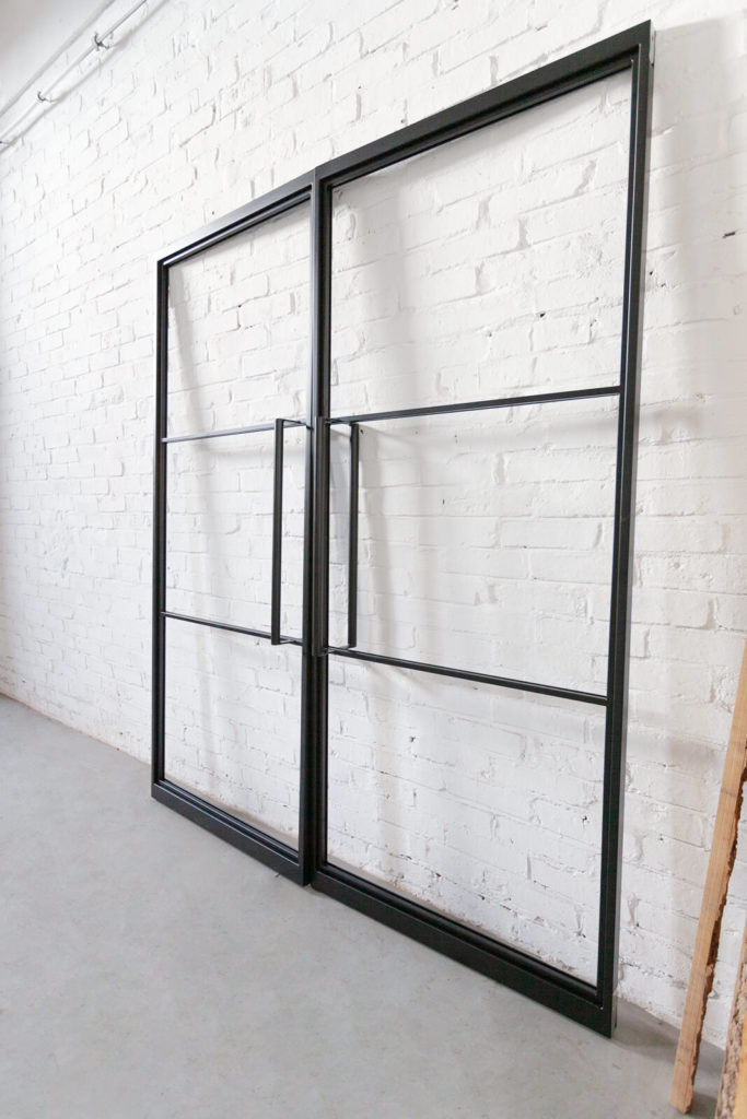 Stahl Meister Stahlmeister Stahl Loft Doppeltuer Glastuer Wíndfang Raumtrenner Pivot Schwingtuer Stahltuer Industrial Door Img 8876