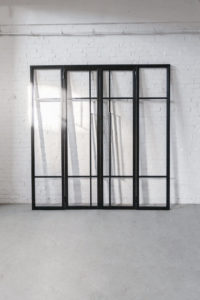 Stahl Meister Stahlmeister Stahl Loft Tuer Glastrennwand Windfang Seitenteile Doppeltuer Drehtuer Stahlrahmen Designtuer Img 9115
