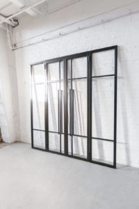 Stahl Meister Stahlmeister Stahl Loft Tuer Glastrennwand Windfang Seitenteile Doppeltuer Drehtuer Stahlrahmen Designtuer Img 9117