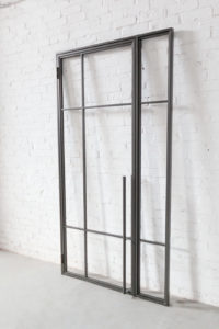 Stahl Meister Stahlmeister Stahl Loft Tuer Drehtuer Windfang Glastrennwand Glastuer Flurtuer Steel Door Industrial Industriell Img 9191