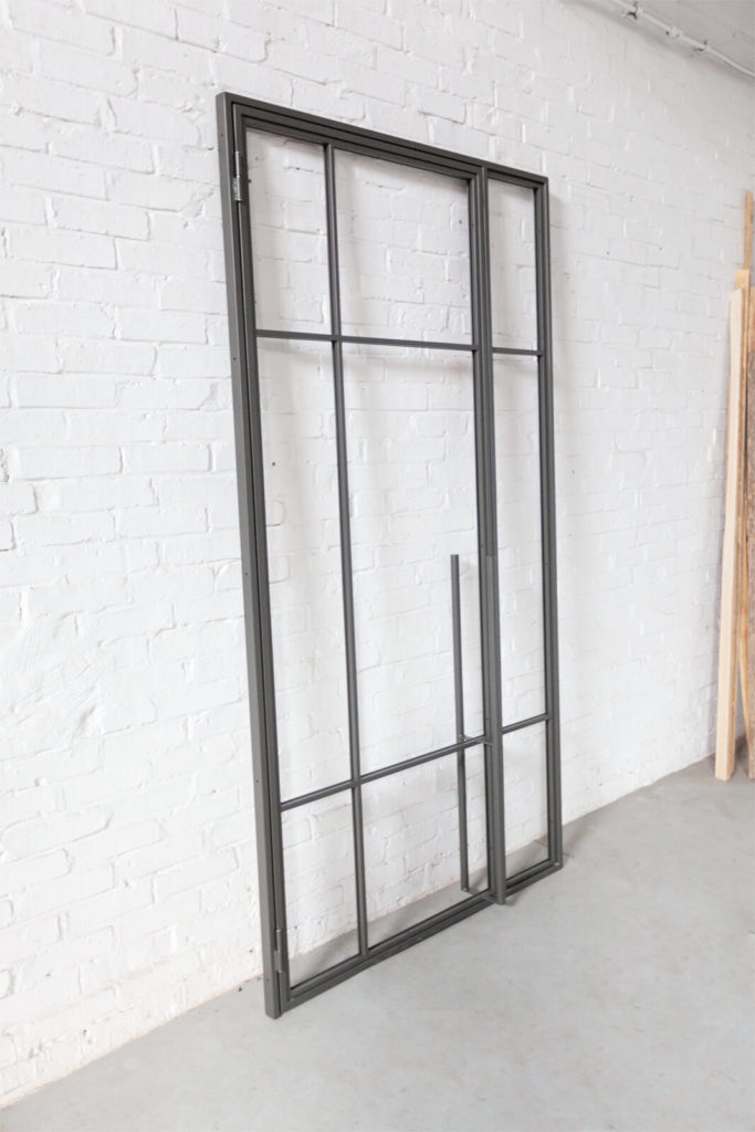 Stahl Meister Stahlmeister Stahl Loft Tuer Drehtuer Windfang Glastrennwand Glastuer Flurtuer Steel Door Industrial Industriell Img 9193