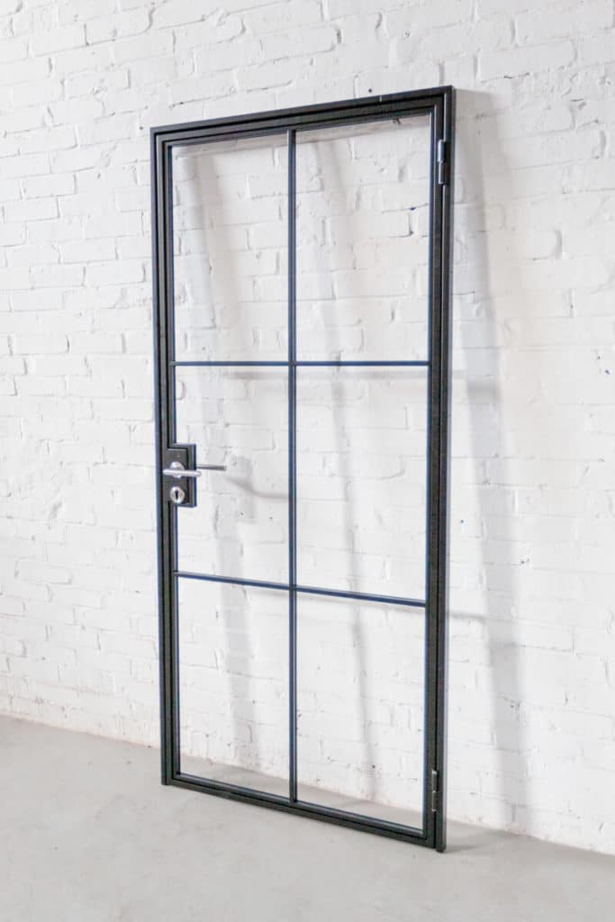 Stahl Meister Stahlmeister Stahl Loft Tuer Raumtrenner Glastrennwand Windfang Drehtuer Steeldoor Loftdoor Industrial Door Img 9351