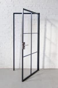 Stahl Meister Stahlmeister Stahl Loft Tuer Raumtrenner Glastrennwand Windfang Drehtuer Steeldoor Loftdoor Industrial Door Img 9363