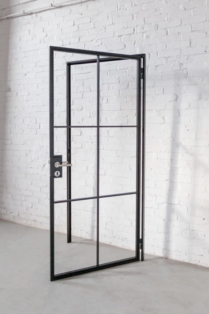 Stahl Meister Stahlmeister Stahl Loft Tuer Raumtrenner Glastrennwand Windfang Drehtuer Steeldoor Loftdoor Industrial Door Img 9369