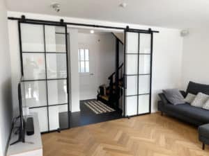 Stahl Meister Stahlmeister Stahl Loft Schiebetuer Doppeltuer Stahlrahmen Glastuer Raumtrenner Img 0074