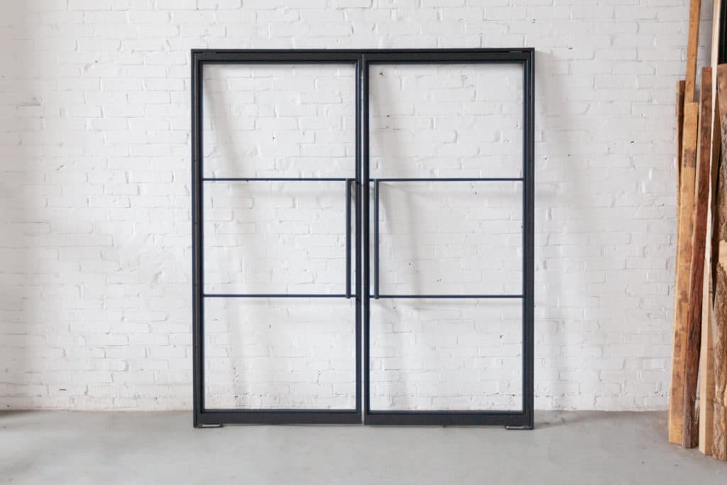 Stahl Meister Stahlmeister Stahl Loft Tuer Doppeltuer Pivot Pivottuer Schwingtuer Lofttuer Glastuer Raumtrenner Windfang Designtuer Glastrennwand Steel Door Industrial Door Img 9677