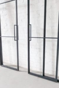 Stahl Meister Stahlmeister Stahl Loft Tuer Schiebetuer Doppelschiebeetuer Windfang Raumtrenner Glastrennwand Loft Steeldoor Industrial Door Glastuer Bauhaustuer Img 9512