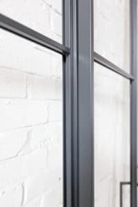 Stahl Meister Stahlmeister Stahl Loft Tuer Schiebetuer Doppelschiebeetuer Windfang Raumtrenner Glastrennwand Loft Steeldoor Industrial Door Glastuer Bauhaustuer Img 9520