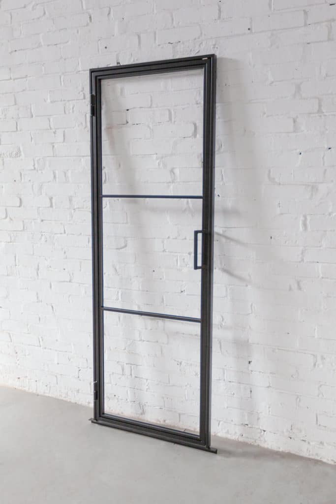 Stahl Meister Stahlmeister Drehtuer Stahl Loft Tuer Design Tuer Glastuer Stahltuer Lofttuer Windfang Raumtrenner Glastrennwand Steel Door Industrial Door Img 9868