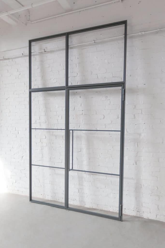 Stahl Meister Stahlmeister Stahl Loft Tuer Glastrennwand Windfanng Drehtuer Glastuer Loftuer Loftdoor Designtuer Stahlrahmen Steel Door Industrial Door Img 9859