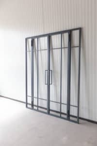 Stahl Meister Stahlmeister Glastreennwand Doppeltuer Drehtuer Loftdoor Industrial Door Stahltuer Designtuere Irondoor Img 0150