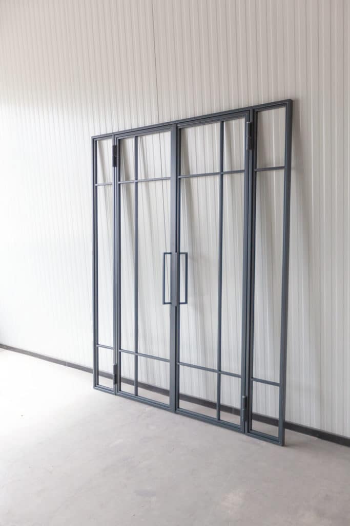 Stahl Meister Stahlmeister Glastreennwand Doppeltuer Drehtuer Loftdoor Industrial Door Stahltuer Designtuere Irondoor Img 0150