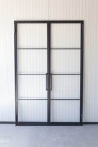 Stahl Meister Stahlmeister Stahl Loft Tuer Drehtuer Doppeltuer Windfang Industrial Door Loftdoor Raumtrenner Bauhausttuer Img 0026