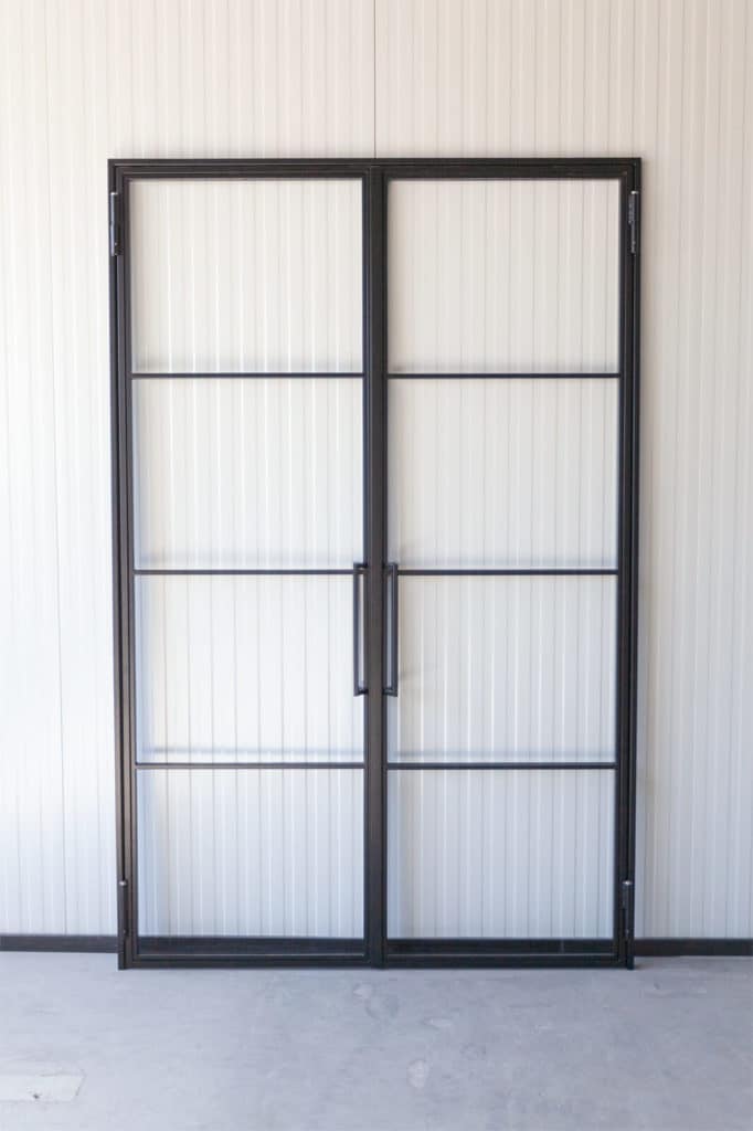 Stahl Meister Stahlmeister Stahl Loft Tuer Drehtuer Doppeltuer Windfang Industrial Door Loftdoor Raumtrenner Bauhausttuer Img 0026