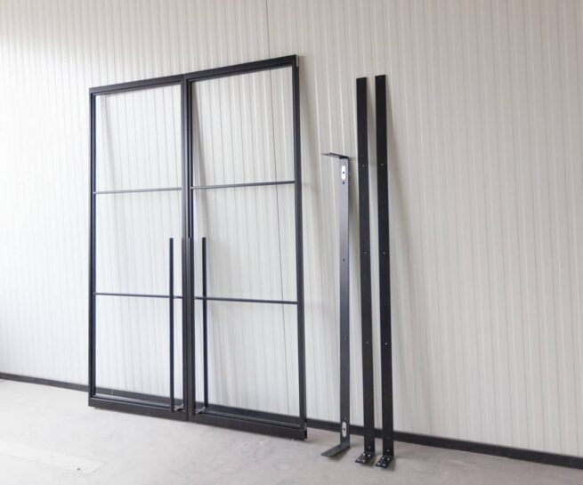 Stahl Meister Stahlmeister Design Stahl Loft Tuer Pivot Doppeltuer Schwingtuer Lofttuer Windfang Raumtrenner Loftdoor Img 0352