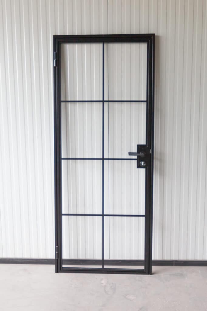 Stahl Meister Stahlmeister Design Stahl Loft Tuer Drehtur Schlosskasten Windfang Lofttuer Loftdoor Industrial Door Glastuer Img 0528