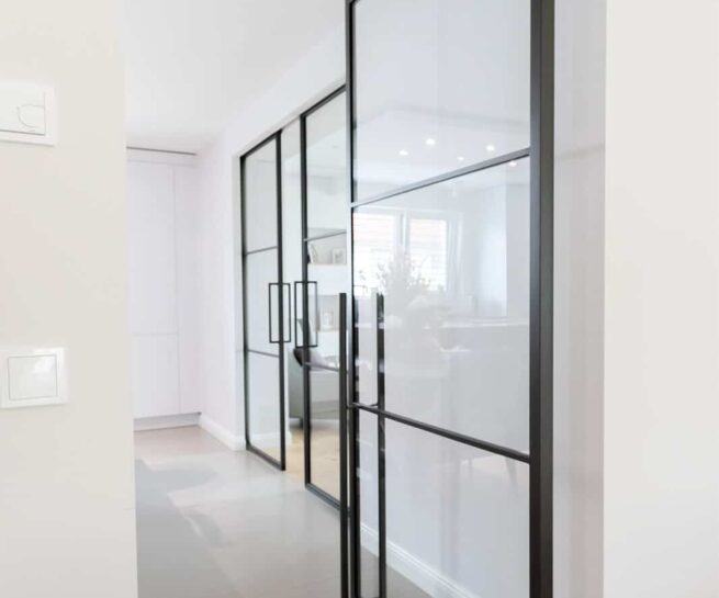 Stahl Meister Stahlmeister Pivot Tuer Schwingtuer Stahl Loft Tuer Lofttuer Glastuer Industrial Door Loftdoor Glastuer Img 4534