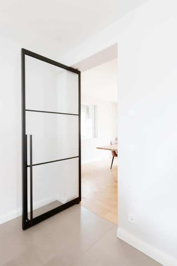 Stahl Meister Stahlmeister Pivot Tuer Schwingtuer Stahl Loft Tuer Lofttuer Glastuer Industrial Door Loftdoor Glastuer Img 4543