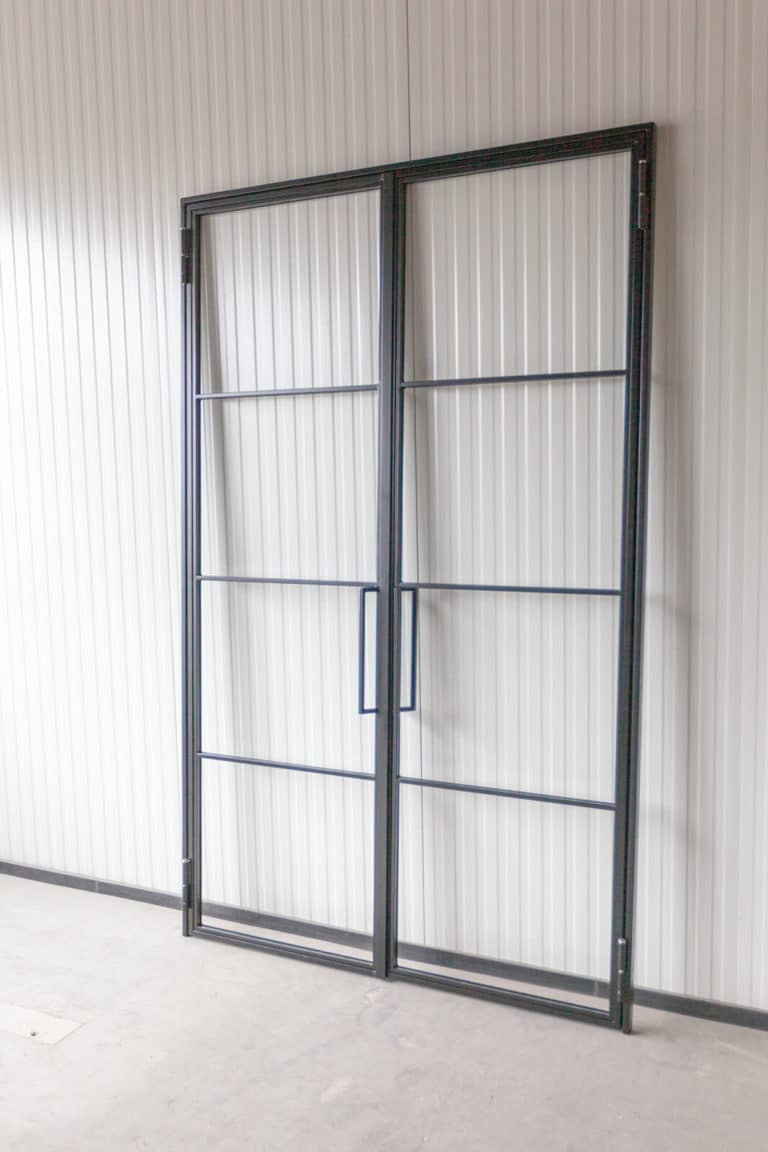 Stahl Meister Stahlmeister Stahl Loft Tuer Drehtuer Doppeltuer Windfang Industrial Door Loftdoor Raumtrenner Bauhausttuer Img 0329