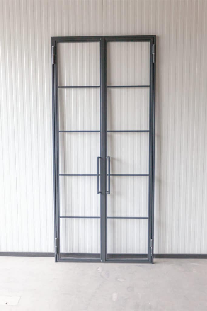 Stahl Meister Stahlmeister Stahl Loft Tuer Drehtuer Doppeltuer Windfang Industrial Door Loftdoor Raumtrenner Bauhausttuer Img 0342