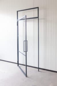 Stahl Meister Stahlmeister Stahl Loft Tuer Drehtuer Oberlicht Steeldoor Windfang Bauhaus Style Industriell Img 0419