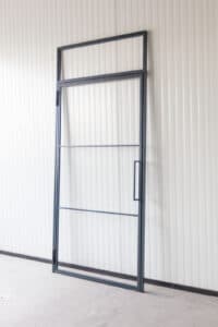 Stahl Meister Stahlmeister Stahl Loft Tuer Drehtuer Oberlicht Steeldoor Windfang Bauhaus Style Industriell Vimg 0412