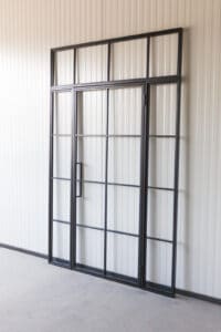 Stahl Meister Stahlmeister Stahl Loft Ture Drehtuer Glastrennwand Seitennteile Windfang Loftdoor Lofttuer Industrial Door Img 0547