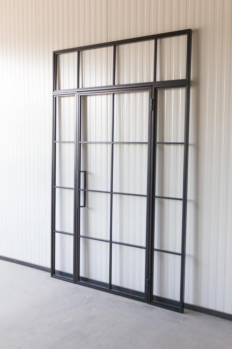 Stahl Meister Stahlmeister Stahl Loft Ture Drehtuer Glastrennwand Seitennteile Windfang Loftdoor Lofttuer Industrial Door Img 0547