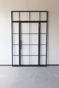 Stahl Meister Stahlmeister Stahl Loft Ture Drehtuer Glastrennwand Seitennteile Windfang Loftdoor Lofttuer Industrial Door Vimg 0550