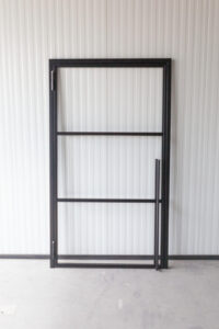 Stahl Meister Stahlmeister Drehtuer Stahl Loft Tuer Lofttuer Glastuer Stahlrahmen Bauhaus Design Loftdoor Industrial Door Img 0667