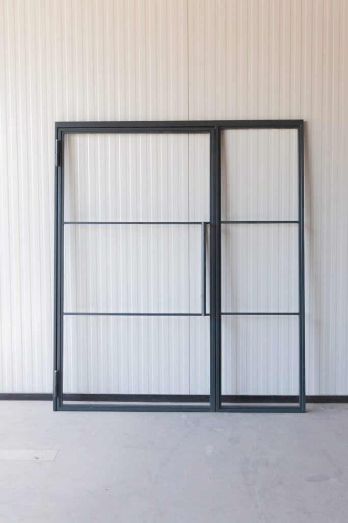 Stahl Meister Stahlmeister Stahl Loft Ture Drehtuer Glastrennwand Seitennteile Windfang Loftdoor Lofttuer Industrial Door Img 0723