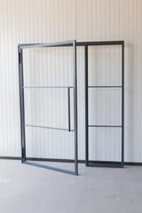 Stahl Meister Stahlmeister Stahl Loft Ture Drehtuer Glastrennwand Seitennteile Windfang Loftdoor Lofttuer Industrial Door Img 0736