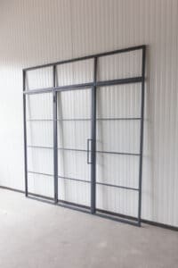 Stahl Meister Stahlmeister Glastreennwand Stahl Loft Tuer Windfang Lofttuer Stahlrahmen Glastuer Drehtur Metallrahmen Steedoor Img 0814