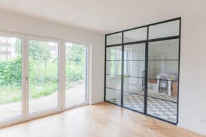 Stahl Meister Stahlmeister Glastreennwand Stahl Loft Tuer Windfang Lofttuer Stahlrahmen Glastuer Drehtur Metallrahmen Steeldoor Loftdoor Bauhaus Tuer Img 0873