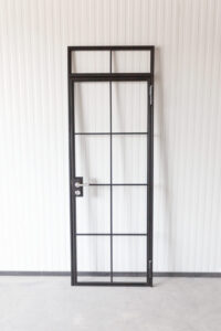Stahl Meister Stahlmeister Stahl Loft Ture Drehtuer Glastrennwand Seitenteile Windfang Loftdoor Lofttuer Industrial Door Schlosskasten Bauhaus Tuer Img 0904