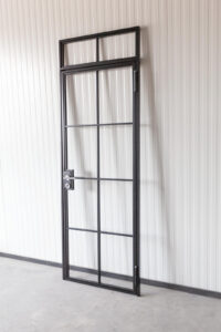 Stahl Meister Stahlmeister Stahl Loft Ture Drehtuer Glastrennwand Seitenteile Windfang Loftdoor Lofttuer Industrial Door Schlosskasten Bauhaus Tuer Img 0905